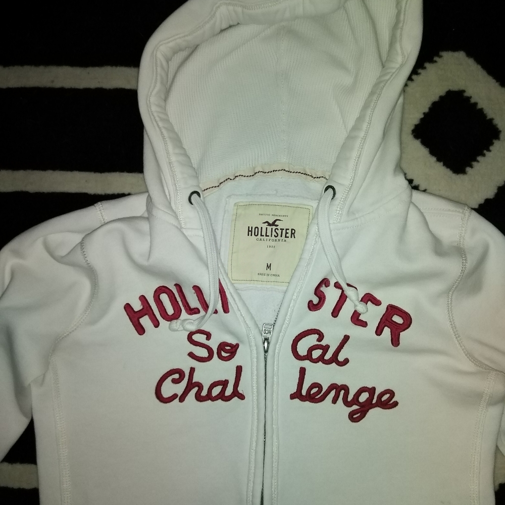 Hollister zip up hoodie